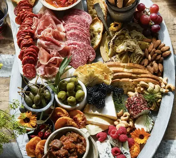 Charcuterie grazing board